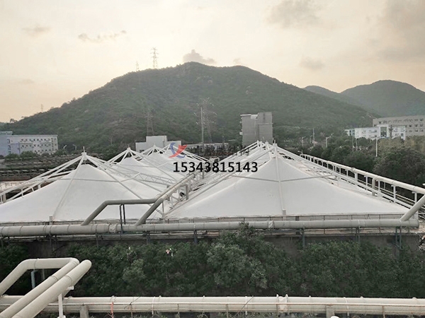 滁州市污水池加蓋膜結構遮陽棚【生產(chǎn)銷售】 　　